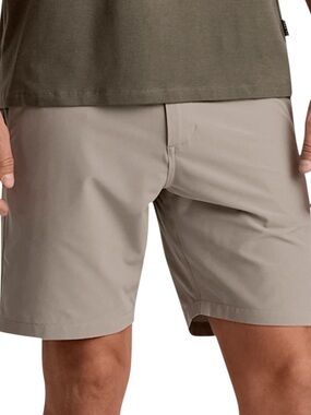 Free Fly Apparel Men’s Khaki Shorts Medium Stretch Lightweight Original $88